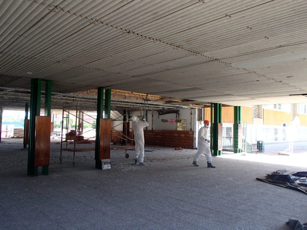 quitar cubierta uralita